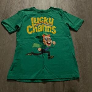 Green Lucky Charms Graphic T-Shirt
